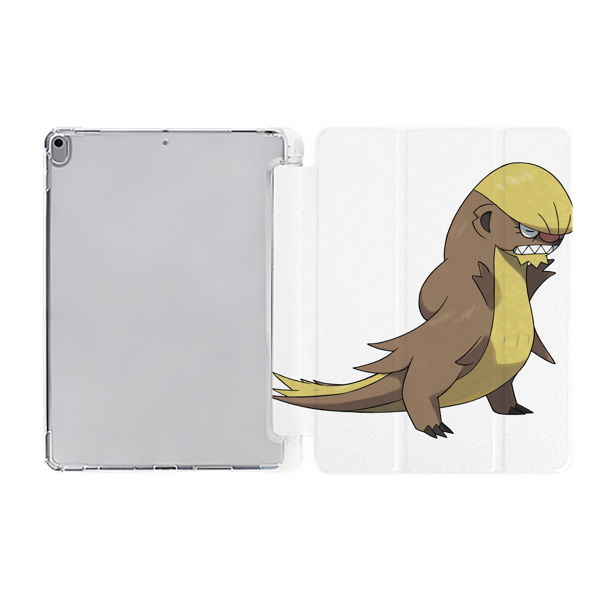 （画像用） ポケットモンスター Pokémon IPad ケース ペン収納付き 三つ折りスタンド PUレザー×シリコン 対応機種9.5/10.5/10.9インチ
